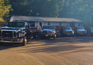Parking Enforcement Prince George's County Maryland J & L Towing Tow Trucks Parked In Front of business