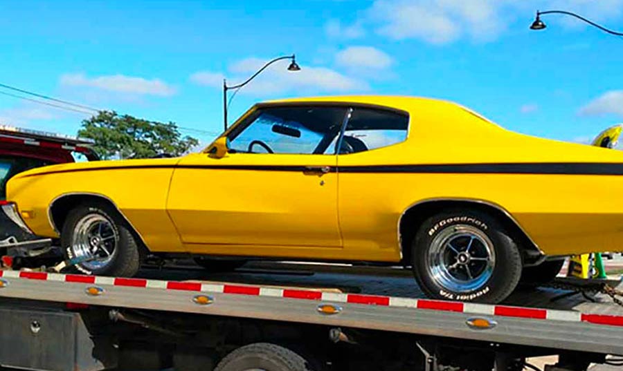 Classic-car-loaded-on-J-&-L-Towing-Flatbed-Tow-truck-in-Upper-Marlboro-Maryland Classic car loaded on J & L Towing Flatbed tow truck in Upper Marlboro Maryland